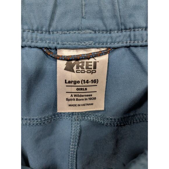 REI Co-op Shorts Girls Large 14-16 Pull On Stretch Nylon Outdoor Active Summer - Picture 8 of 12